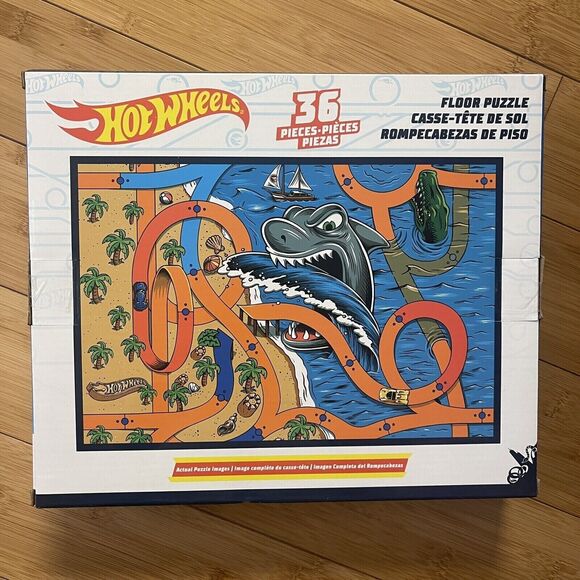 Hot Wheels Floor Puzzle 36 Pieces Large 30X20 Completed NEW - Picture 5 of 7